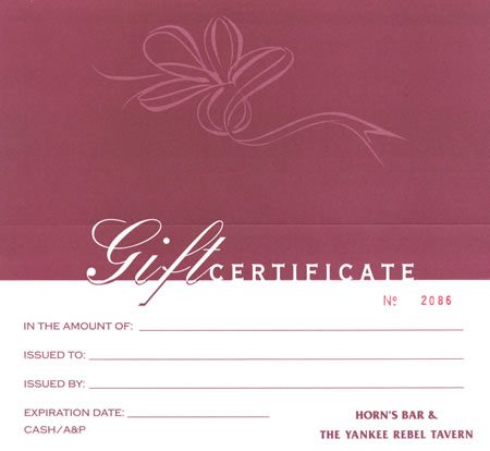 Gift Certificate